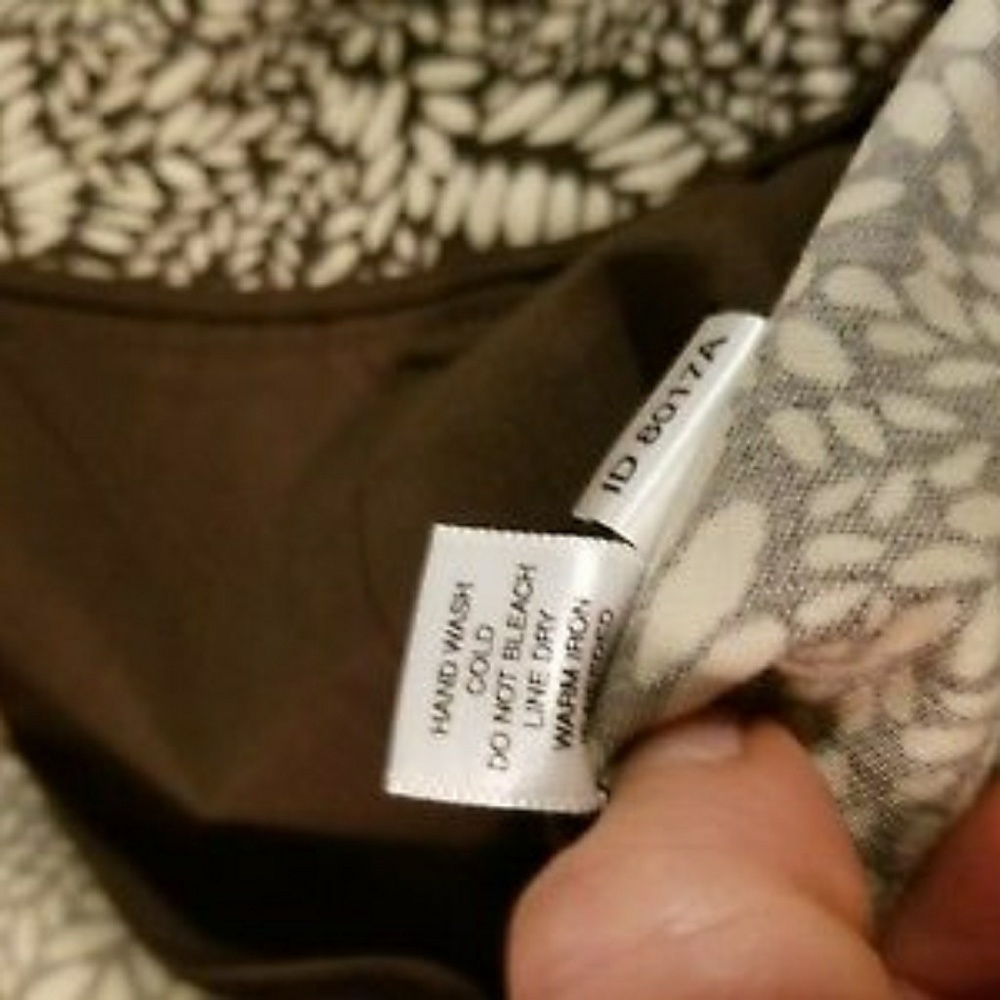 NWT Ann Taylor tencel cotton floral jean skirt. 12 - Picture 6 of 6